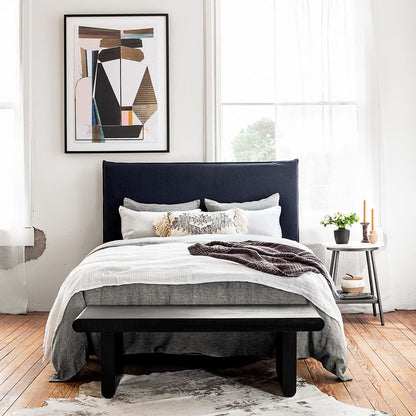 Larkspur 20" Steel + Marble Nightstand - Classic Carolina Home