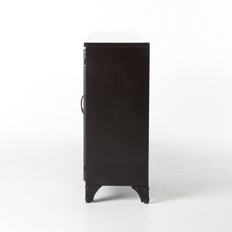 Camden 95" Glass + Iron Sideboard - Classic Carolina Home