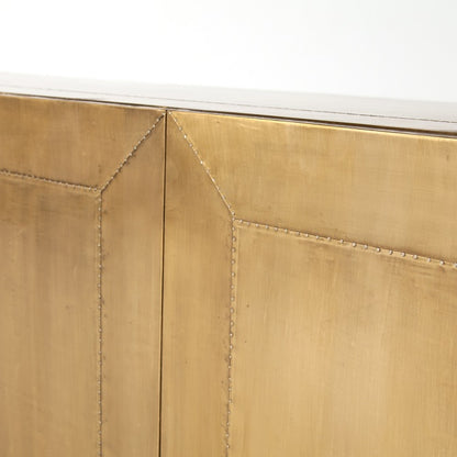 Frederick 72" Wood + Brass Sideboard - Classic Carolina Home