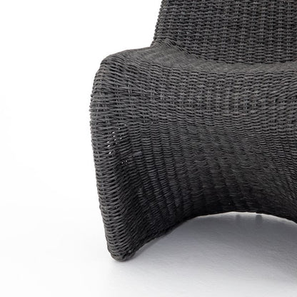 Pamela 21" Outdoor Dining Chair - Coal - Classic Carolina Home