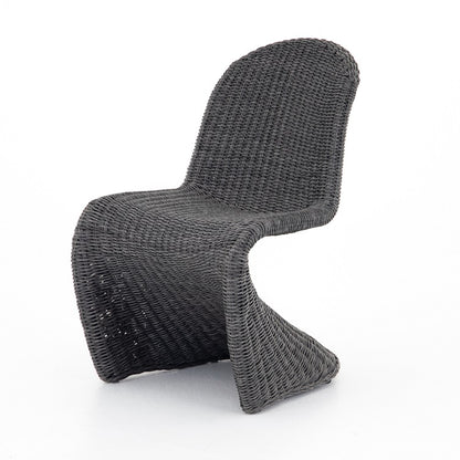 Pamela 21" Outdoor Dining Chair - Coal - Classic Carolina Home