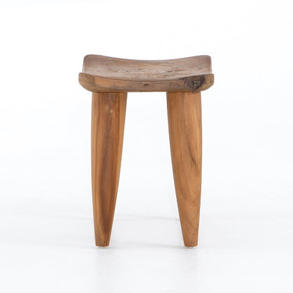 Zuri 20" Teak Outdoor Stool - Classic Carolina Home