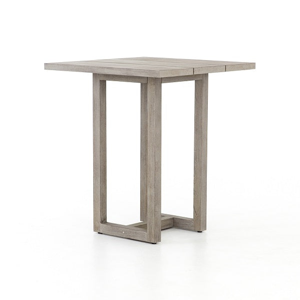 Stapleton 36" Square Outdoor Bar Table - Grey - Classic Carolina Home