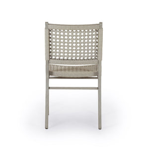 Delmar 21" Outdoor Dining Chair - Weathered Grey - Classic Carolina Home