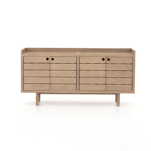 Lula 70" Outdoor Sideboard - Washed Brown - Classic Carolina Home