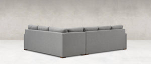 Kelly Express Ship 131" x 89" 6 Cushion Sectional