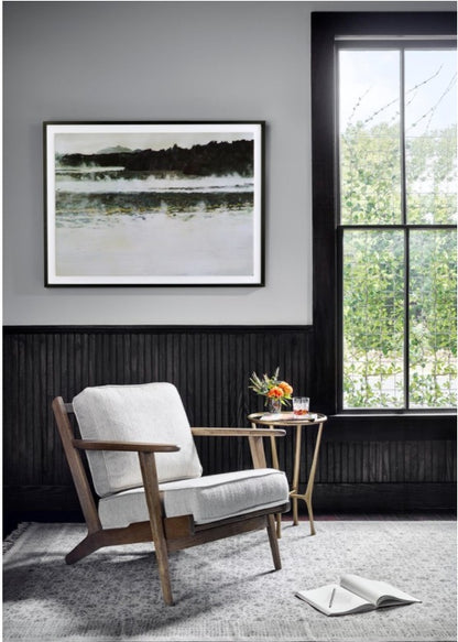 Kristen 16" Round End Table - Aged Brass