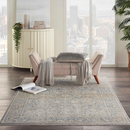 Lexington Area Rug - Ivory/Blue
