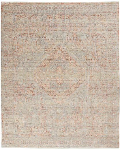 Lexington Area Rug - Grey/Brick