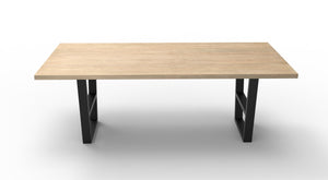 Wallace 84" Oak Dining Table - Light Natural