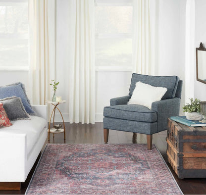 New Horizons Washable Area Rug - Multi Color