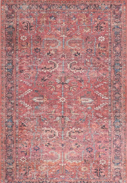 New Horizons Washable Area Rug - Brick