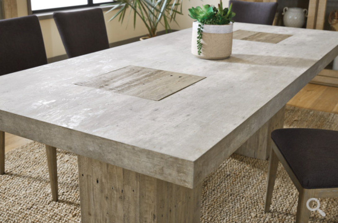 Tempe 94" Concrete Top Dining Table - Classic Carolina Home