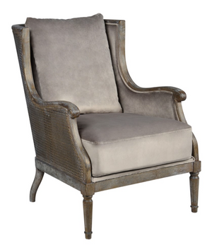 Halifax 29" Occasional Chair - Driftwood + Platinum - Classic Carolina Home