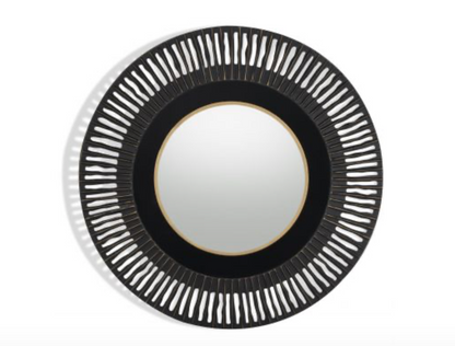 Cordon 35" Metal Framed Mirror - Classic Carolina Home