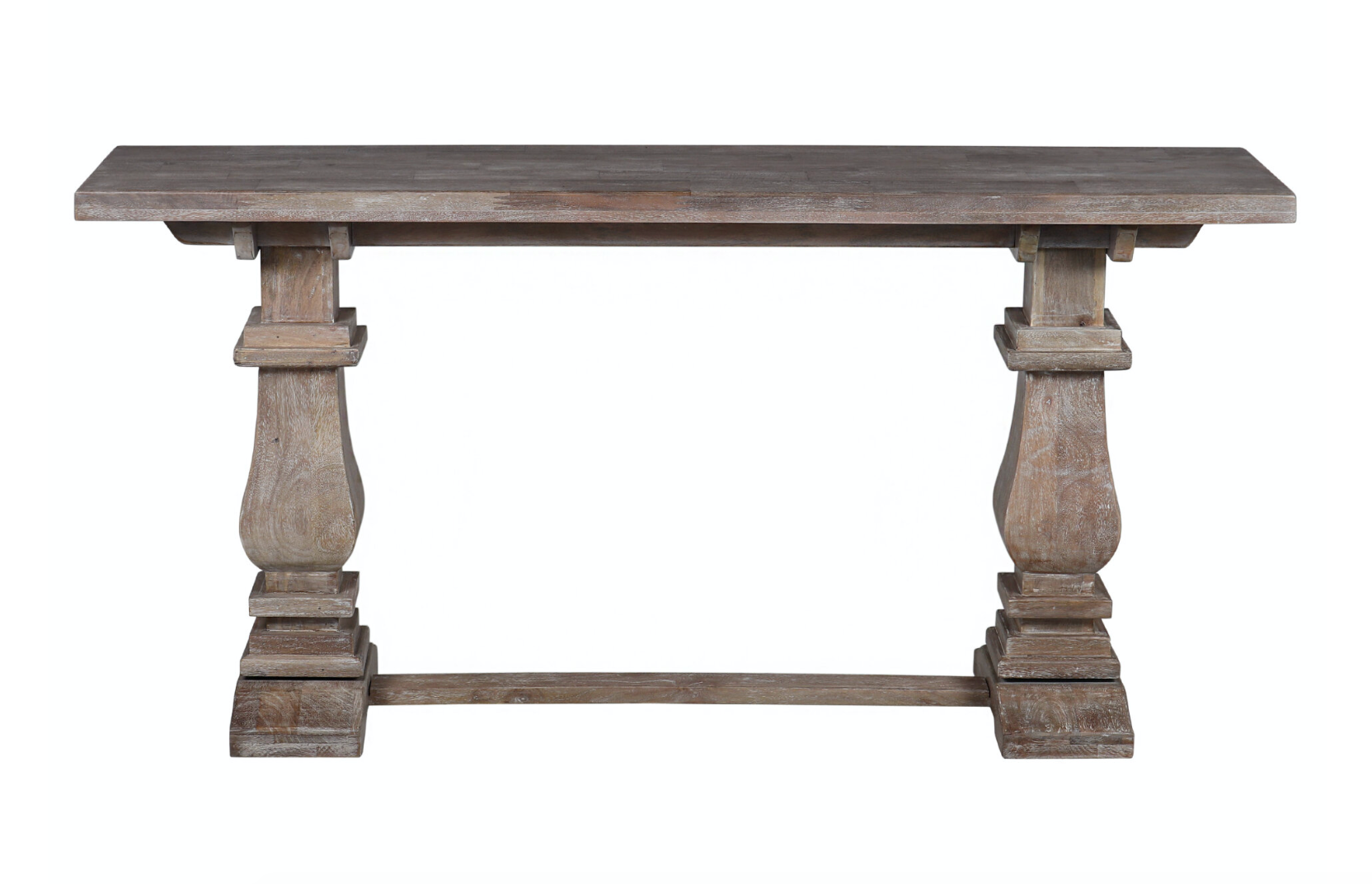 Sardis 63" Console Table - White Wash - Classic Carolina Home