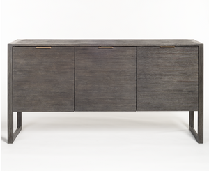 Draper 68" Sideboard - Onyx + Brass - Classic Carolina Home