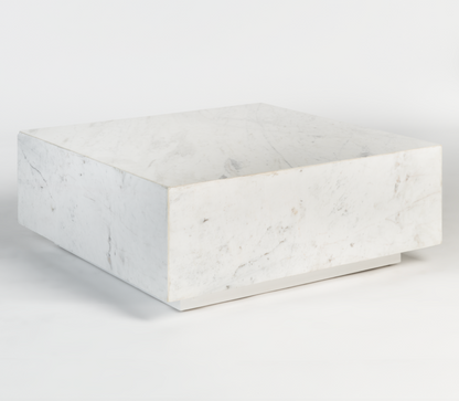 Breckenridge 40" Marble Coffee Table - Classic Carolina Home