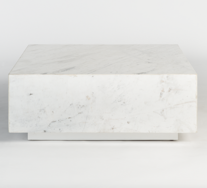 Breckenridge 40" Marble Coffee Table - Classic Carolina Home