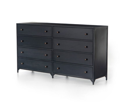 Bellford 70" 8 Drawer Dresser - Black - Classic Carolina Home