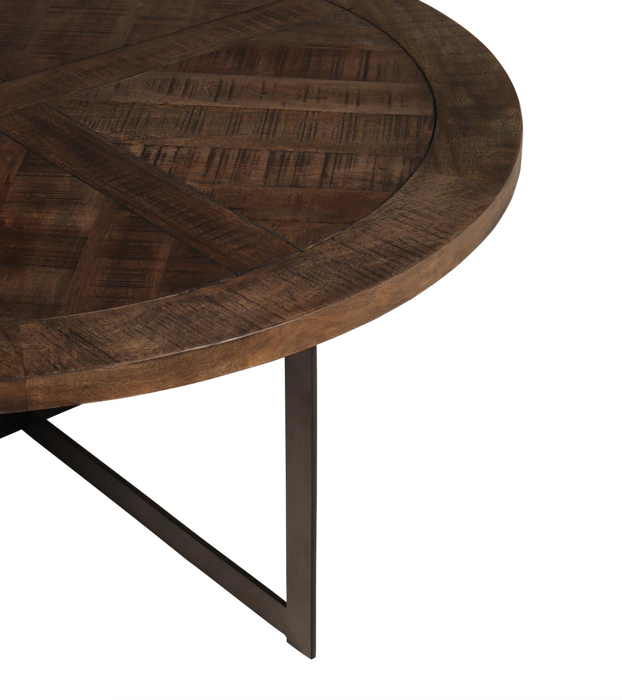 Gerard 48" Coffee Table - Natural + Iron - Classic Carolina Home