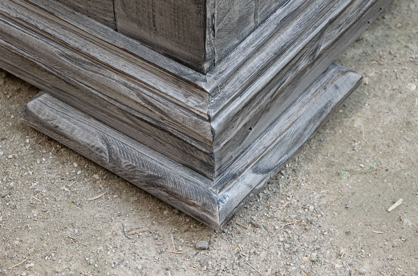 Cabo King Panel Bed - Weathered Gray - Classic Carolina Home