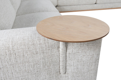 Raymond 133" 5 Cushion Sectional - Sand - Classic Carolina Home