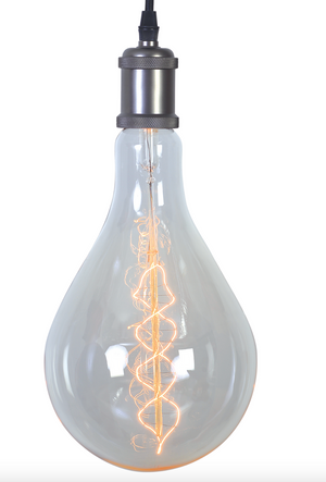 Teardrop Spiral Light Bulb - 60w - Classic Carolina Home