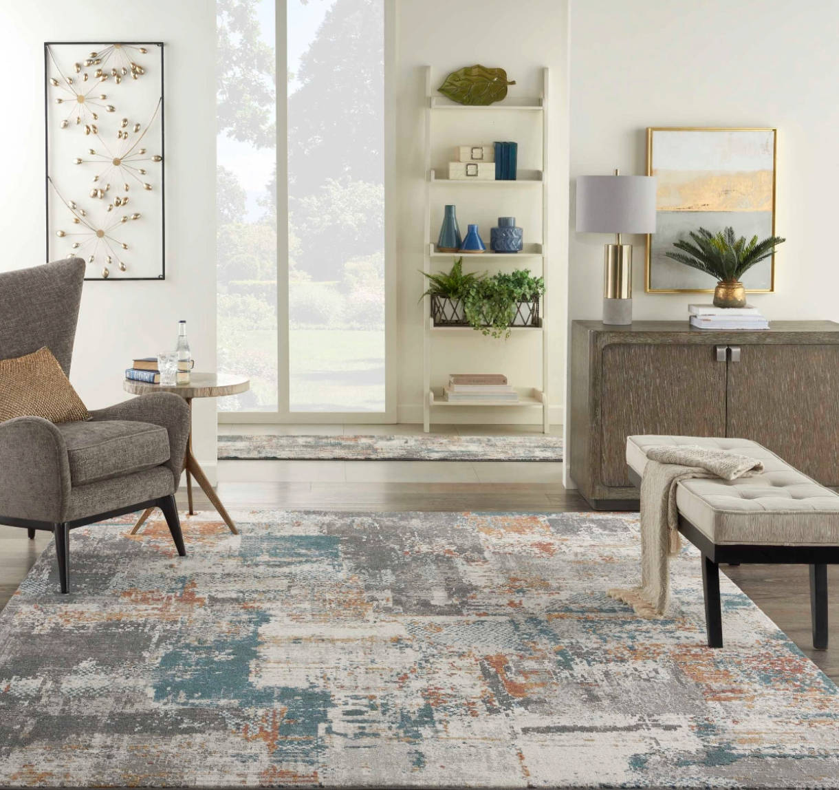 Matrix Area Rug - Multi-Grey - Classic Carolina Home