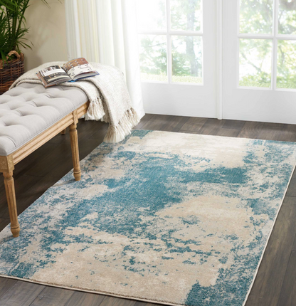 Mossimo Area Rug - Teal/Ivory - Classic Carolina Home