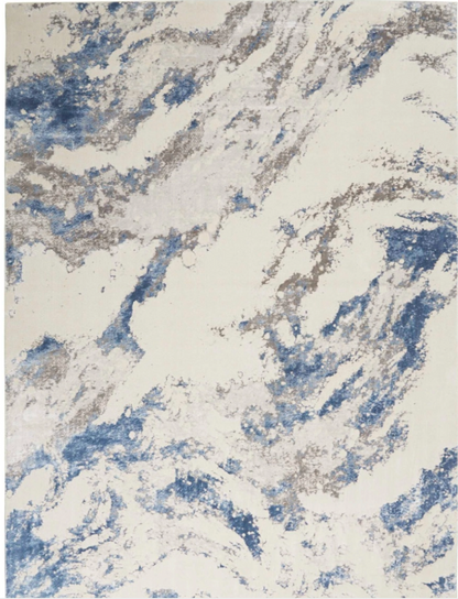 Edenton Area Rug - Blue/Ivory/Grey - Classic Carolina Home
