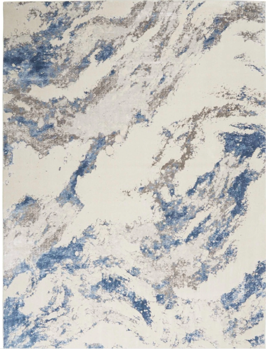 Edenton Area Rug - Blue/Ivory/Grey - Classic Carolina Home