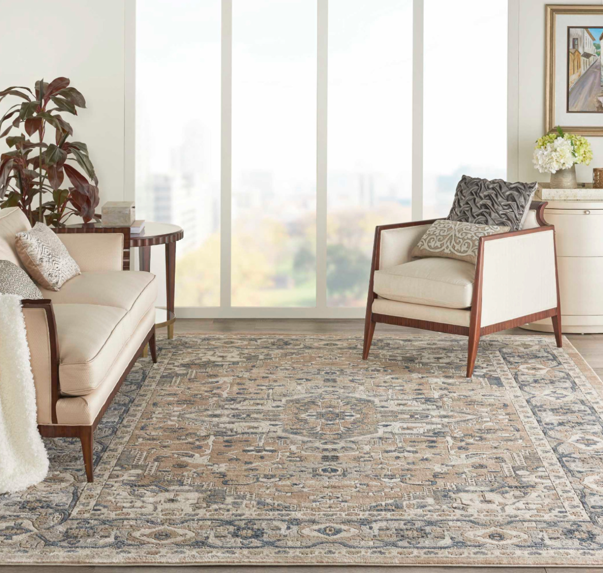 Quartz Area Rug - Beige/Tan/Grey