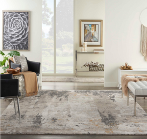 Matrix Area Rug - Cream/Grey