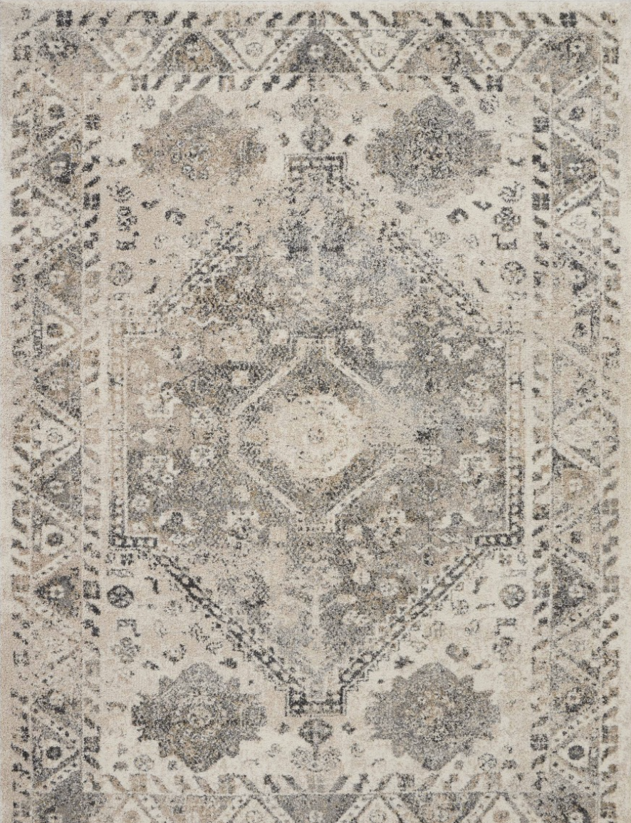 Fission Area Rug - Cream/Grey