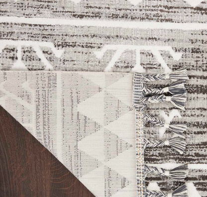 Azteca Area Rug - Ivory/Grey