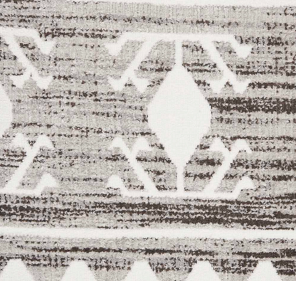 Azteca Area Rug - Ivory/Grey