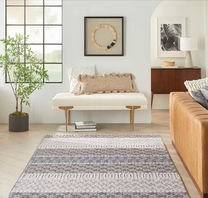 Baxter Area Rug - Ivory/Slate