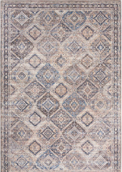 New Horizons Washable Area Rug - Ivory/Latte