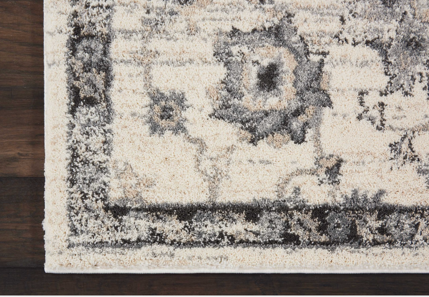 Fission Area Rug - Grey/Ivory