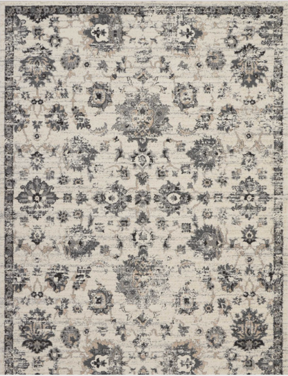 Fission Area Rug - Grey/Ivory