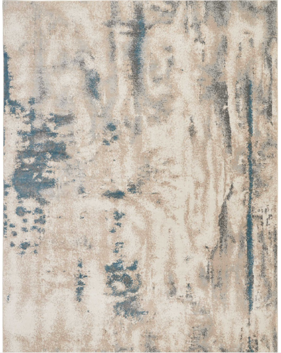 Mossimo Area Rug - Ivory/Teal