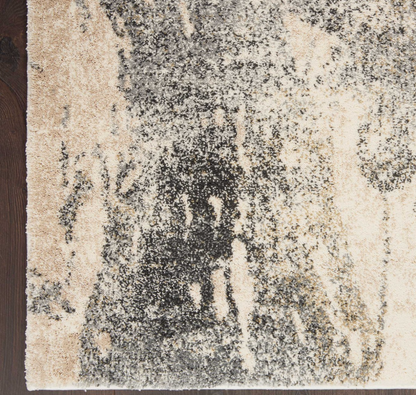 Fission Area Rug - Marble Cream/Grey