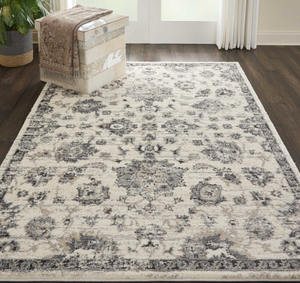 Fission Area Rug - Grey/Ivory
