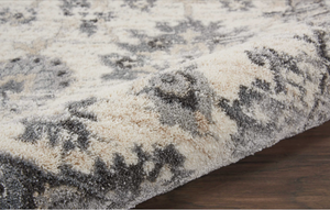 Fission Area Rug - Grey/Ivory