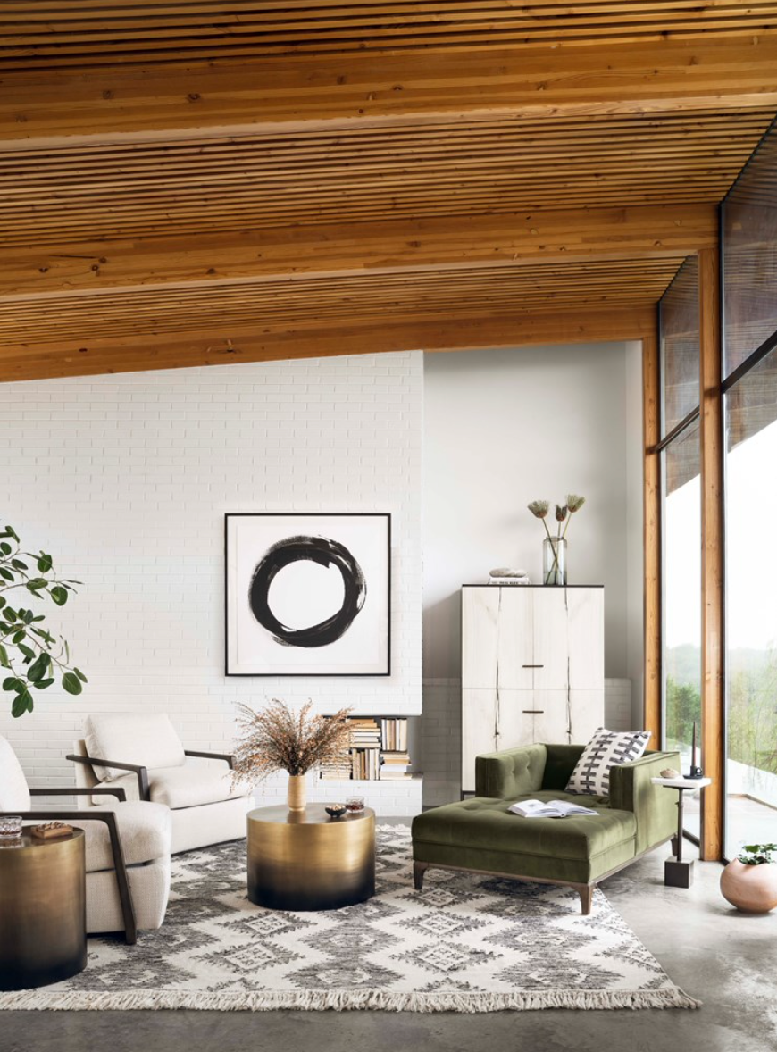 Cairo 18" Round End Table - Antique Brass