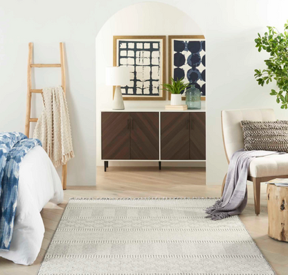 Baxter Area Rug - Grey/Ivory