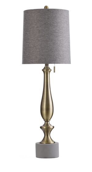 Tawny 40" Brass Table Lamp