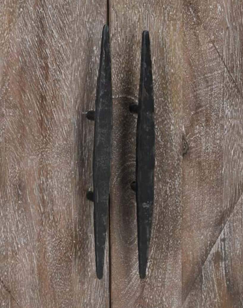 Barnett 69" Wood + Iron Sideboard