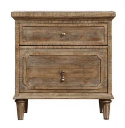 Greenville 27" 2 Drawer Nightstand - Sandstone